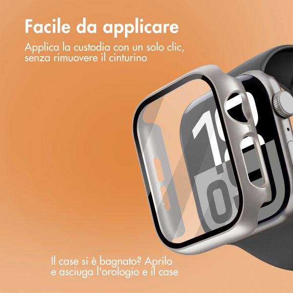 imoshion Cover rigida integrale Apple Watch 10 / 11 - 42 mm - Titanium