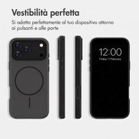 imoshion Cover posteriore Color con Thin MagSafe Ring Apple iPhone 18 Pro / 17 Pro - Nero