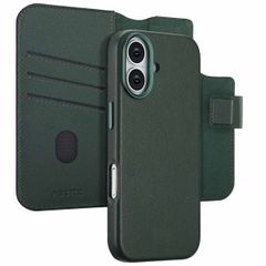 Accezz Cover in pelle 2 in 1 con MagSafe Apple iPhone 17 - Cedar Green