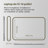 Accezz Cover laptop 13-14 pollici - Verde
