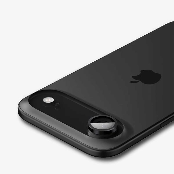 Spigen Optik Pro EZ Fit Lens Protector - Protezione lente fotocamera (confezione da 2) per Apple iPhone Air - Nero