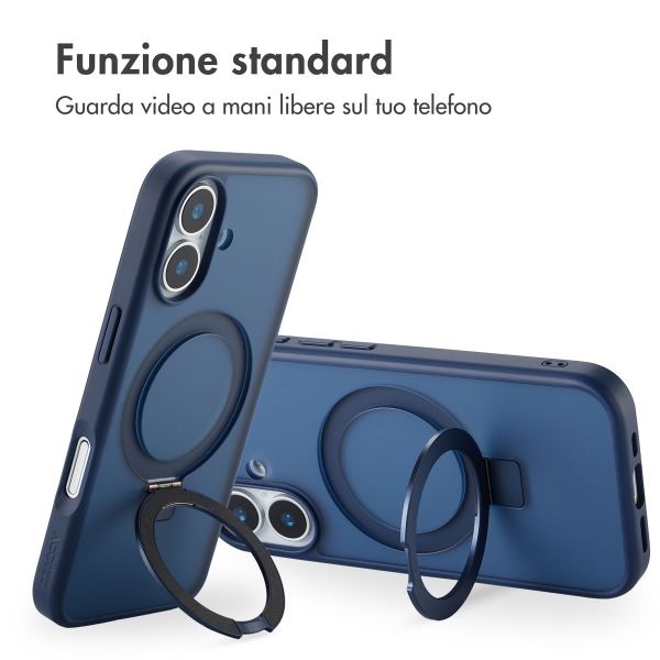 Accezz Cover con anello e supporto con MagSafe Apple iPhone 17 - Blu