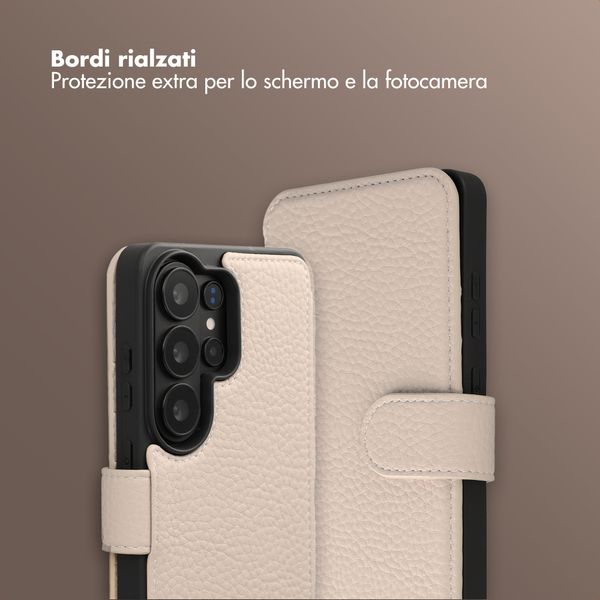 Selencia Cover Riva con MagSafe e cordino Samsung Galaxy S26 Ultra - Beige