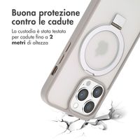 Accezz Cover con anello e supporto con MagSafe Apple iPhone 13 Pro - Grigio
