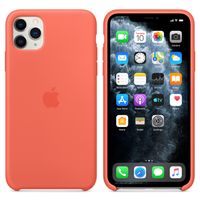 Apple Cover in Silicone Apple iPhone 11 Pro Max - Clementine Orange