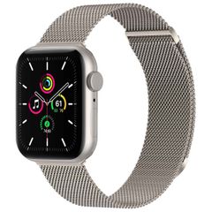 imoshion Cinturino milanese magnetico Apple Watch | 44/45/46/49 mm - Taglia M - Starlight