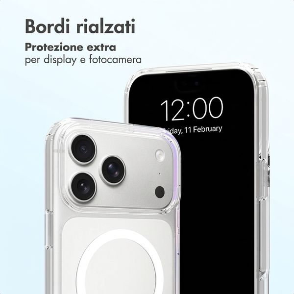 Accezz Cover posteriore Xtreme Impact con MagSafe Apple iPhone 18 Pro Max / 17 Pro Max - Trasparente