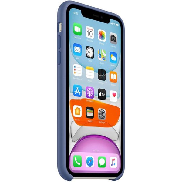 Apple Cover in Silicone Apple iPhone 11 - Linen Blue