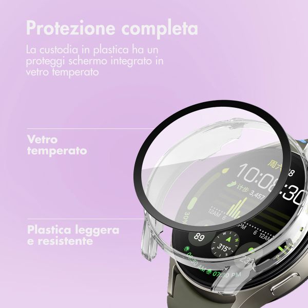imoshion Cover rigida integrale Samsung Galaxy Watch 7 - 40 mm - Trasparente