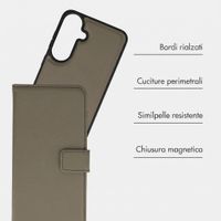 imoshion Cover a libro di lusso 2-in-1 rimovibile Samsung Galaxy S26 FE - Verde