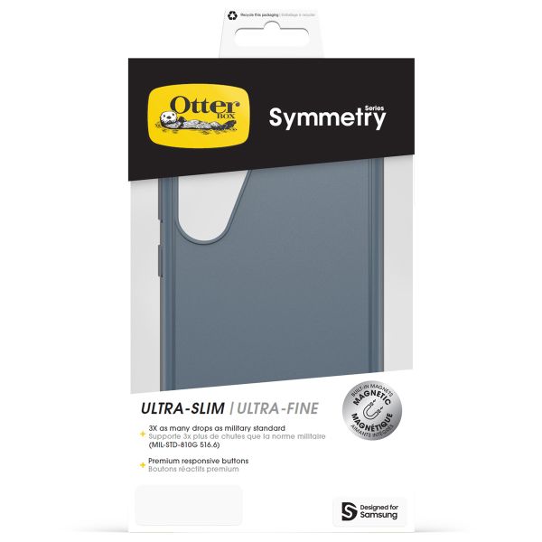 OtterBox Cover Posteriore Trasparente Symmetry con MagSafe Samsung Galaxy S25 Plus - Blue