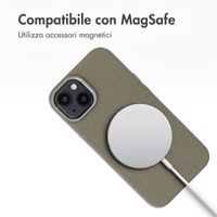 Accezz Cover Mesh con MagSafe Apple iPhone 14 / 13 - Grigio scuro