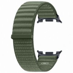 Samsung Cinturino in tessuto originale Samsung Galaxy Watch 9 (40/44mm) / Watch 8 (40/44mm) / Classic (46mm) - Taglia M/L - Olive