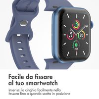 imoshion Cinturino in silicone⁺ Apple Watch | 44/45/46/49 mm - Taglia M/L - Navy