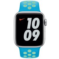 Apple Cinturino Nike Sport Apple Watch | 38/40/41/42 mm - Taglia S/M/L - Chlorine Blue/Green Glow