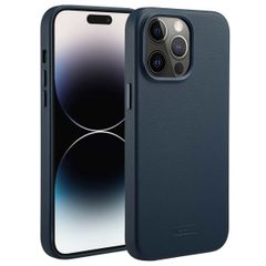 Accezz Cover in Pelle con MagSafe Apple iPhone 14 Pro Max - Nightfall Blue