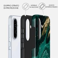 Burga Cover Posteriore Resistente Samsung Galaxy A56 - Emerald Pool