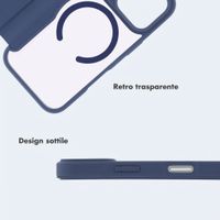 imoshion Bookcase trasparente con MagSafe Apple iPhone 17 Pro Max - Blu