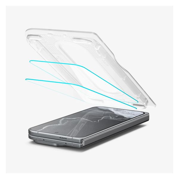 Spigen Vetro temperato GLAStR EZ Fit, confezione da 2 + Applicatore Google Pixel 11 Pro Fold