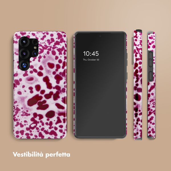 Selencia Cover posteriore Vivid con MagSafe Samsung Galaxy S25 Ultra - Cosmic Orchid