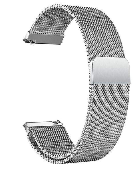 imoshion Cinturino milanese magnetico Samsung Galaxy Watch 4 / 5 / 6 / 7 / FE (20 mm) - Argento
