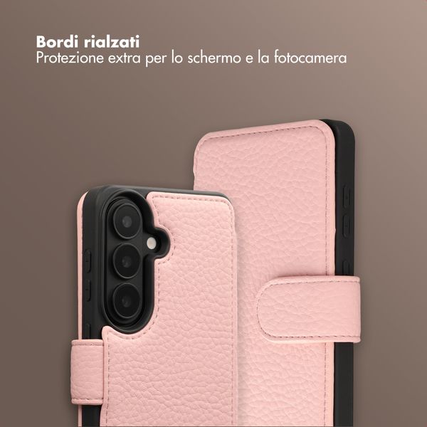 Selencia Cover Riva con MagSafe e cordino Samsung Galaxy S26 - Old Pink