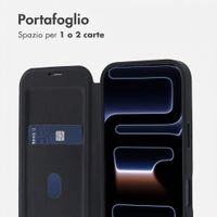 imoshion Bookcase trasparente con MagSafe Apple iPhone 17 Pro Max - Nero