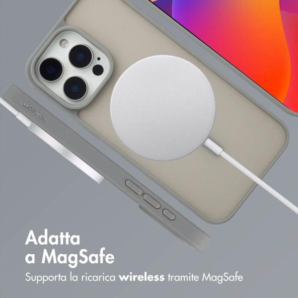 imoshion Cover posteriore Color Guard con MagSafe Apple iPhone 15 Pro Max - Grigio