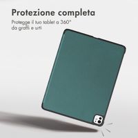 imoshion Cover a libro Trifold Apple iPad Pro 12.9 (2018/2020/2021/2022) - Verde scuro
