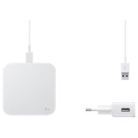 Samsung ﻿Wireless Charger Pad - Caricatore wireless - Con adattatore e cavo di ricarica - 15 Watt - Bianco