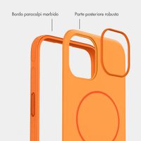 imoshion Cover posteriore Color con Thin MagSafe Ring Apple iPhone 14 / 13 - Arancio