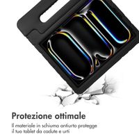 imoshion Cover Antishoc Speciale Bambini con Manico iPad Pro 12.9 (2022 - 2018) - Nero