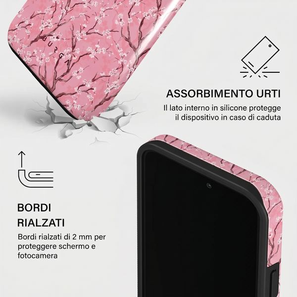 Burga Cover Posteriore Resistente con MagSafe Apple iPhone 13 Pro - Sakura