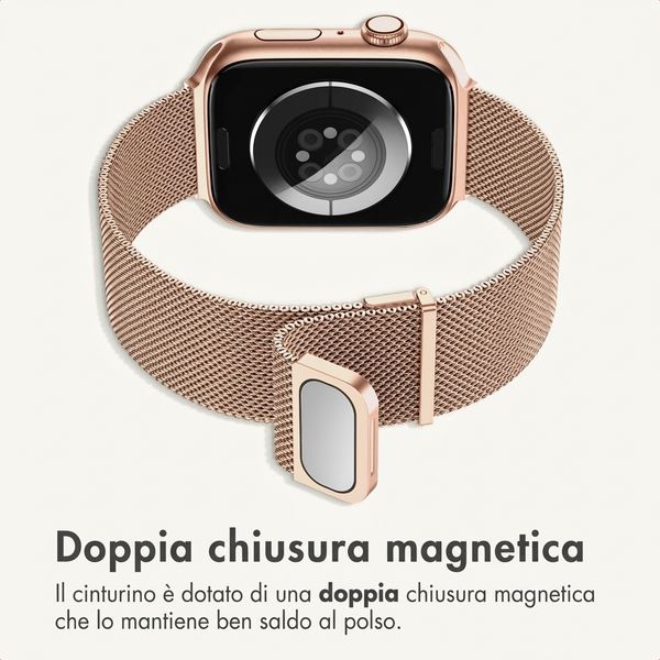 imoshion Cinturino milanese magnetico Apple Watch | 44/45/46/49 mm - Rose Gold