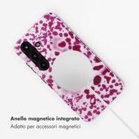 Selencia Cover posteriore Vivid con MagSafe Samsung Galaxy S25 - Cosmic Orchid