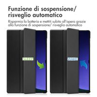 imoshion Cover a libro Trifold Samsung Galaxy Tab S10 Ultra / Tab S9 Ultra - Nero