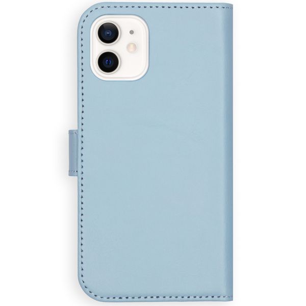 Selencia Cover a libro in vera pelle Apple iPhone 12 Mini - Air Blue