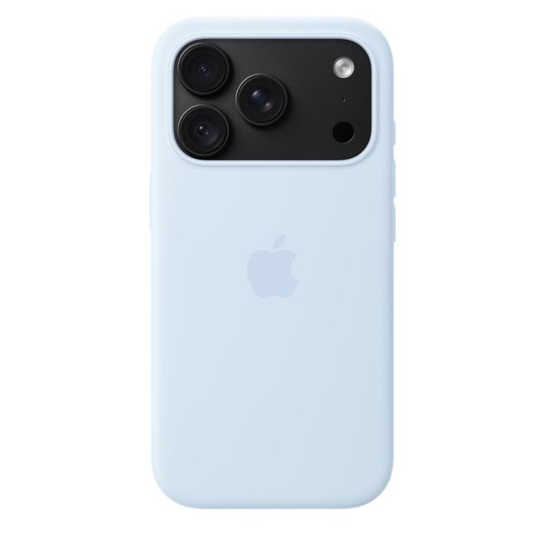 Apple Cover in silicone con MagSafe Apple iPhone 18 Pro - Crisp Blue