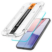 Spigen Vetro temperato GLAStR EZ Fit, confezione da 2 + Applicatore Apple iPhone 16 Plus / 15 Plus