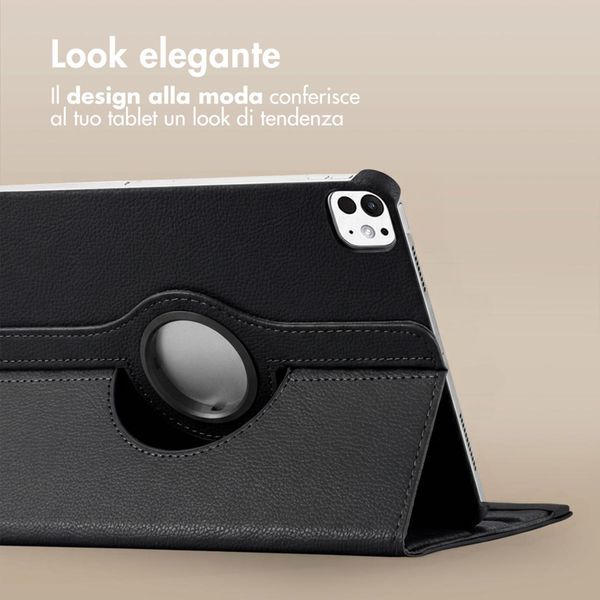 imoshion Cover Girevole a 360° Apple iPad Air 11 pollici (2026) M4 / (2025) M3 / (2024) M2 / Air 5 (2022) / Air 4 (2020) / Pro 11 (2018/2020) - Nero