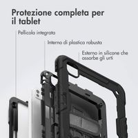 Accezz Cover Posteriore Resistente con tracolla Apple iPad Pro 11 (2025) M5 / (2024) M4 - Nero