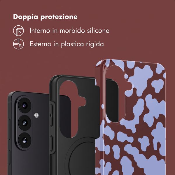 Selencia Cover posteriore Vivid con MagSafe Samsung Galaxy S26 FE - Moo'd Lavender Glow