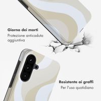 Selencia Cover Posteriore Vivid Samsung Galaxy A57 (5G) - Desert Waves Beige