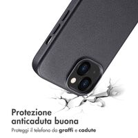 Accezz Cover in Pelle con MagSafe Apple iPhone 13 - Onyx Black