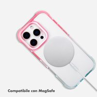 Selencia Cover MagSafe Gradient Apple iPhone 16 Pro - Rosa / Blu