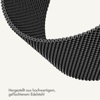 imoshion Milanees magnetisch bandje Apple Watch | 44/45/46/49 mm - Zwart