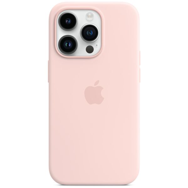 Apple Cover Posteriore in Silicone con MagSafe Apple iPhone 14 Pro - Chalk Pink