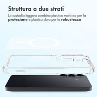 Accezz Cover posteriore Xtreme Impact con MagSafe Samsung Galaxy S26 - Trasparente