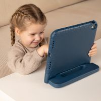 imoshion Cover Posteriore Kidsproof con Maniglia Apple iPad 11 (2025) 11 pollici A16 / iPad 10 (2022) 10.9 pollici - Blu scuro