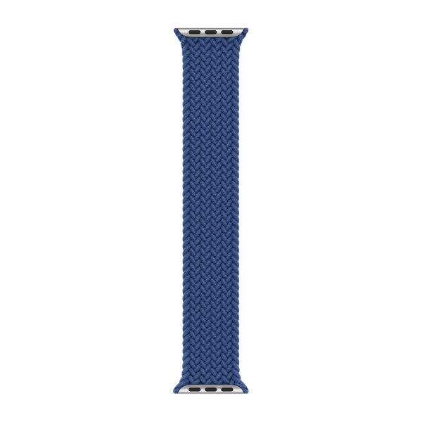 Apple Cinturino Solo intrecciato Apple Watch | 44/45/46/49 mm - Taglia 10 - Atlantic Blue